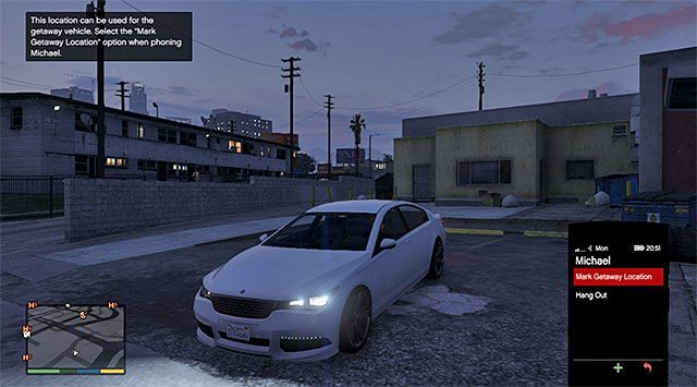 Pozostaw auto w jakiejś bocznej uliczce - GTA 5: Pojazd do ucieczki - solucja - GTA 5 - poradnik do gry