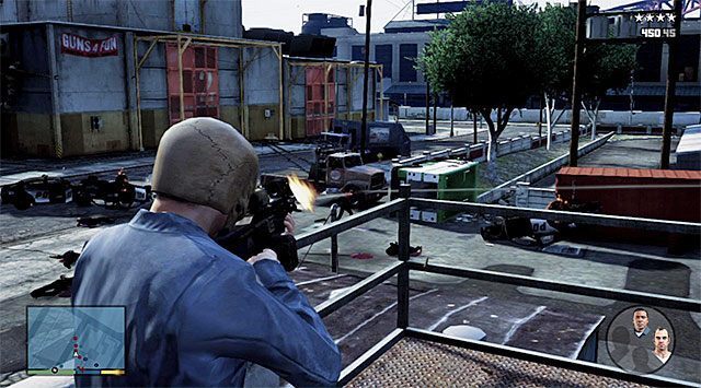 Przed Tobą najtrudniejsza i zarazem najciekawsza część opisywanego zadania - GTA 5: Szybka robota 2 - solucja - GTA 5 - poradnik do gry