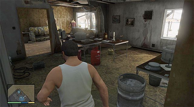 Musisz dotrzeć na piętro budynku laboratorium - GTA 5: Wstęp do skoku w Paleto - solucja - GTA 5 - poradnik do gry