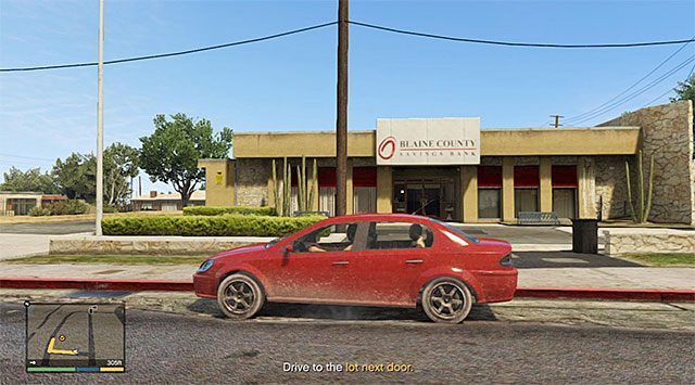 Główne wejście do banku - GTA 5: Wstęp do skoku w Paleto - solucja - GTA 5 - poradnik do gry