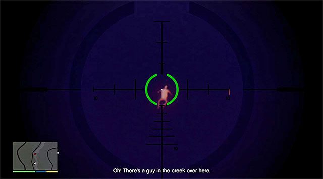 Pierwsza poszukiwana osoba pływa w rzece - GTA 5: Drapieżnik - solucja - GTA 5 - poradnik do gry