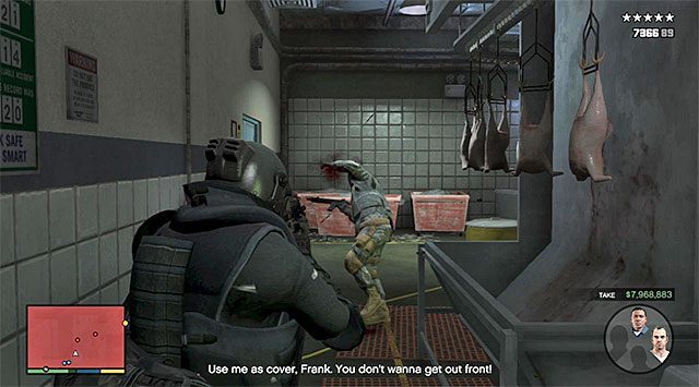 Przebijaj się przez kolejne pomieszczania fabryki - GTA 5: Skok w Paleto - solucja - GTA 5 - poradnik do gry