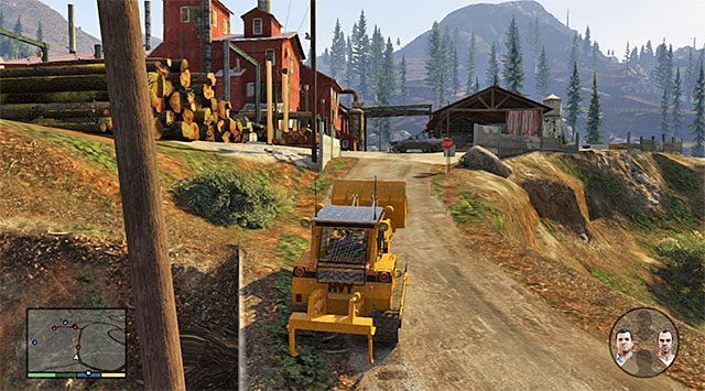 Buldożer pomoże ci w unikaniu ostrzału - GTA 5: Lamar w opałach - solucja - GTA 5 - poradnik do gry