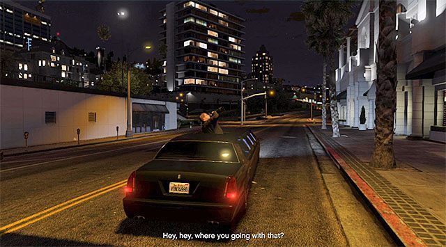 Przejazd limuzyną - GTA 5: Krach - solucja - GTA 5 - poradnik do gry