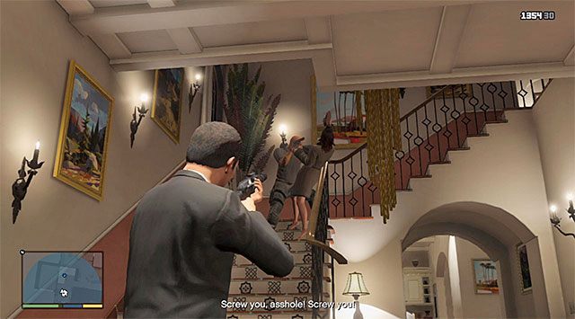 Przeciwnik siłujący się z Amandą - GTA 5: Krach - solucja - GTA 5 - poradnik do gry