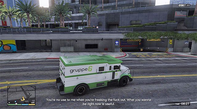 Wjazd do podziemnego garażu - GTA 5: Wielka fucha 2 - subtelny wariant (Subtle) - solucja - GTA 5 - poradnik do gry