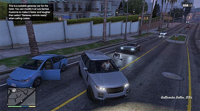 Przykładowy pojazd, który będzie mógł zostać użyty w napadzie - GTA 5: Pojazd do ucieczki 3 - solucja - GTA 5 - poradnik do gry