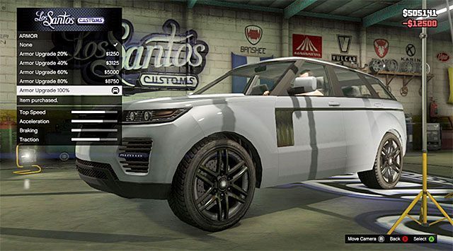 Jeśli chcesz możesz zakupić lepszy pancerz - GTA 5: Pojazd do ucieczki 3 - solucja - GTA 5 - poradnik do gry