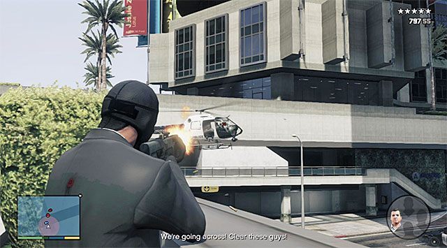 Szybko niszcz wrogie śmigłowce - GTA 5: Wielka fucha 2, oczywisty wariant (Obvious) - solucja - GTA 5 - poradnik do gry