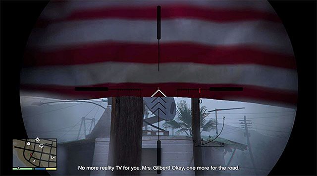 Odbierz karabin snajperski od Cletusa i wyrusz na balkonik, z którego oddasz pierwszą serię strzałów - GTA 5: Praktyka strzelecka - solucja, nagrody, wyzwania - GTA 5 - poradnik do gry