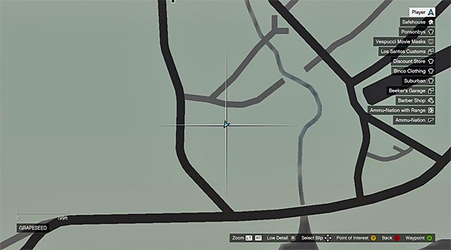 Plan zakłada zlokalizowanie trzech różnych przedmiotów, przy czym powinieneś wiedzieć, że jeżeli użyjesz detektora (przycisk/trigger celowania) to zablokujesz sobie możliwość ukończenia opisywanej misji w 100 procentach - GTA 5: Pogoń za prawdą - solucja, nagrody, wyzwania - GTA 5 - poradnik do gry