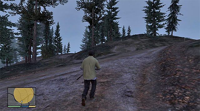 Obszar, w którym musisz rozejrzeć się za bestią - GTA 5: Ostatni - solucja, nagrody, wyzwania - GTA 5 - poradnik do gry