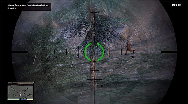 Próbuj trafiać w bestię z użyciem broni z lunetą - GTA 5: Ostatni - solucja, nagrody, wyzwania - GTA 5 - poradnik do gry