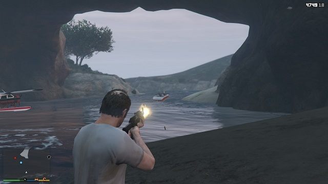 Schematycznie: wszystkich mordujemy i zgarniamy nagrodę. - GTA 5: Wodnopłat Dodo - solucja, mapa - GTA 5 - poradnik do gry