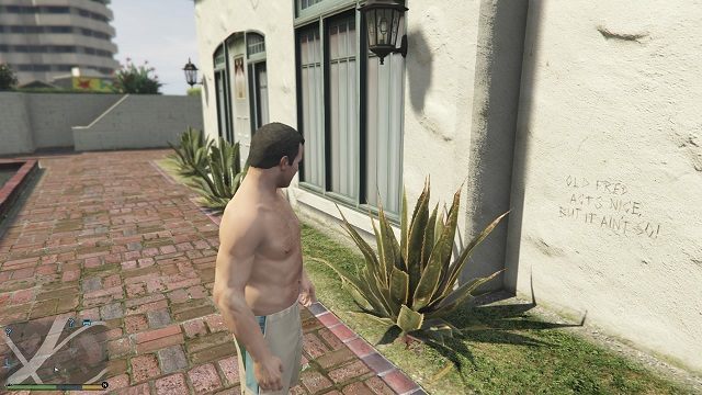 I o to nasz pierwszy napis. - GTA 5: Napisy, Murder Mystery - solucja, mapa, wszystkie napisy - GTA 5 - poradnik do gry