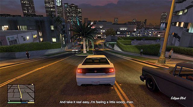 Nie jedź zbyt szybko i staraj się w nic nie uderzać - GTA 5: Downtown Cab Co., Nieruchomości - solucja, wszystkie misje - GTA 5 - poradnik do gry
