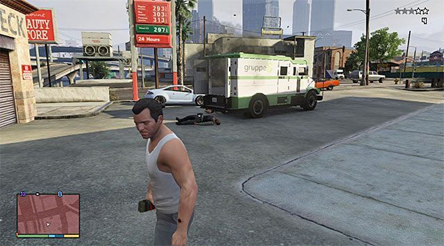Bomba to dobry sposób na otwarcie drzwi furgonetki - GTA 5: Furgonetka 1-10, Przypadkowe zdarzenia - mapa, solucja - GTA 5 - poradnik do gry