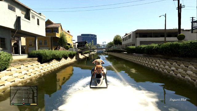 Pływanie także nie powinno przysporzyć trudności - GTA 5: Jak korzystać z łodzi? - GTA 5 - poradnik do gry