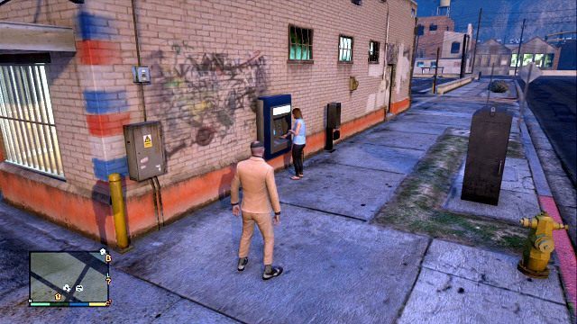 Ludzie korzystający z bankomatu będą mieć przy sobie trochę dolarów - GTA 5: Jak szybko zarabiać? - GTA 5 - poradnik do gry