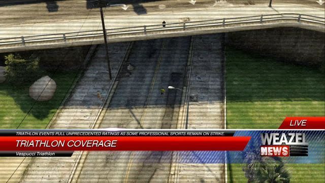 Swoje zmagania możesz oglądać w telewizji - GTA 5: Triatlon - porady - GTA 5 - poradnik do gry