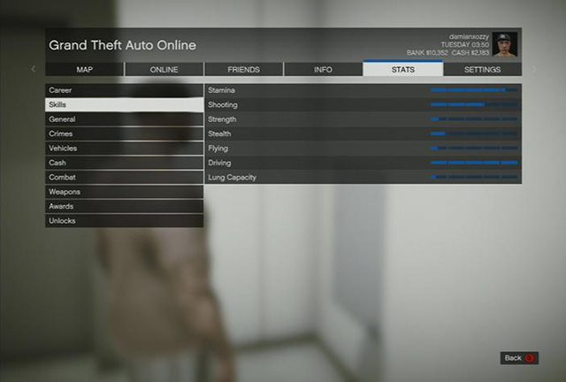 Współczynniki umiejętności - GTA Online: Rozwijanie umiejętności - porady - GTA 5 - poradnik do gry