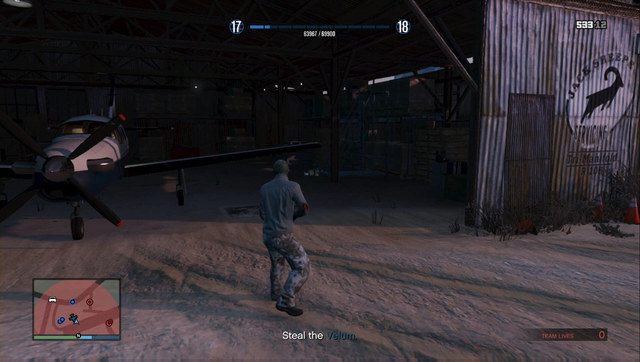 Skradnij samolot z hangaru - GTA Online: Ucieczka z więzienia (Prison Break), napad 2 - solucja, opis przejścia - GTA 5 - poradnik do gry