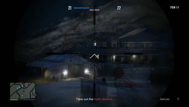 Większość przeciwników ściągniesz niepostrzeżenie na odległość - GTA Online: Seria A - Fundusze (Series A - Funding), napad 4 - solucja - GTA 5 - poradnik do gry