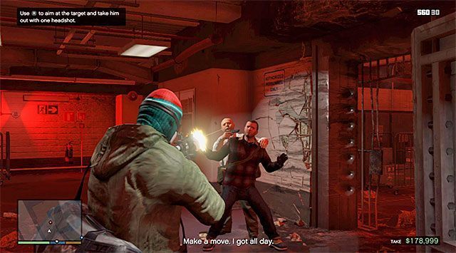 Wyceluj w głowę wartownika - GTA 5: Prolog - solucja - GTA 5 - poradnik do gry