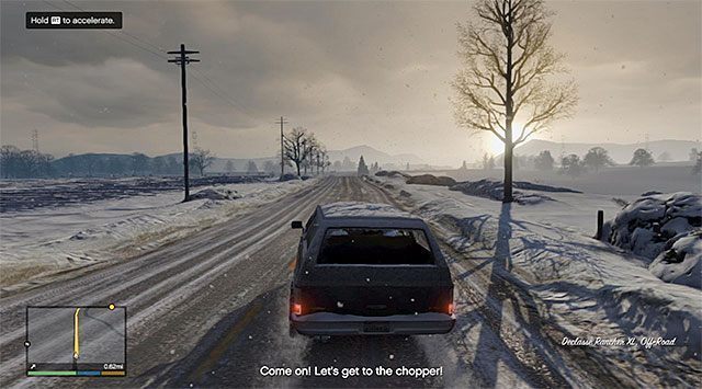 Droga prowadząca w stronę lotniska - GTA 5: Prolog - solucja - GTA 5 - poradnik do gry