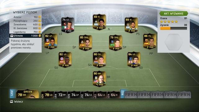 Posiadanie kilku typów tych kart jest wymagane do utrzymania zespołu - Rodzaje kart | FIFA Ultimate Team w FIFA 14 - FIFA 14 - poradnik do gry