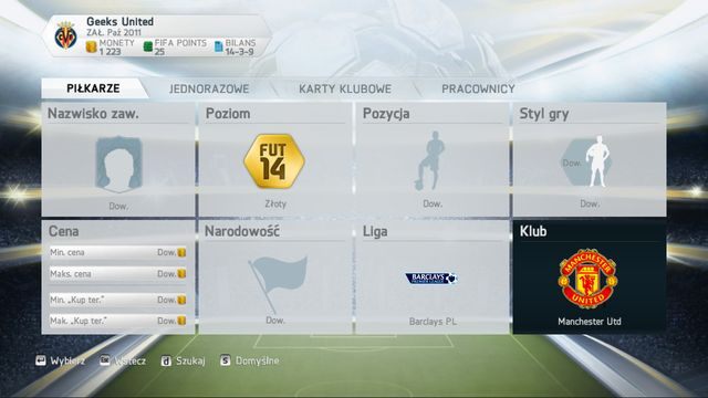 Kluczem do stworzenia idealnego składu okazują się pieniądze - Sklep, aukcje i sposoby zarabiania | FIFA Ultimate Team w FIFA 14 - FIFA 14 - poradnik do gry