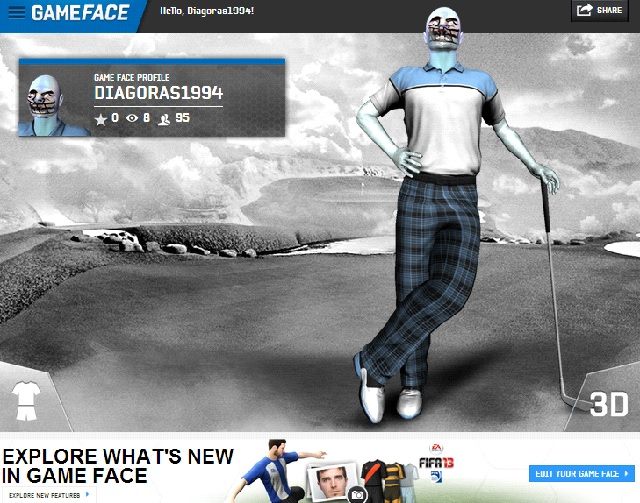 Jak widać edytor ma bardzo duże możliwości i pozwala na wymodelowanie twarzy z dowolnego obrazka - Funkcja Game Face | Wirtualne kluby w FIFA 14 - FIFA 14 - poradnik do gry