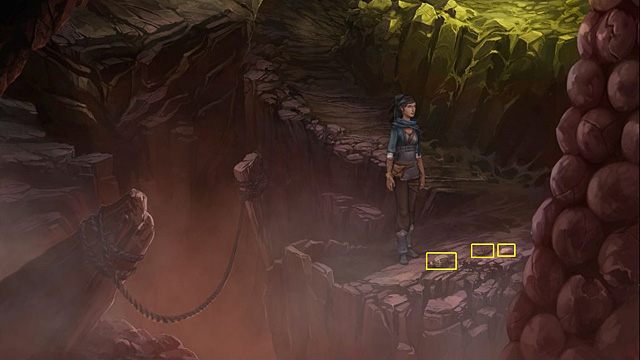 Zejdź niżej i zbierz to, co wypadło z torby, a konkretnie: bukłak z alkoholem, szczotkę do czyszczenia konia i bandaże - Znajdź ukryty zamek do krypty | Rozdział I Memoria - Memoria - poradnik do gry