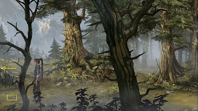 Po powrocie do lokacji startowej kieruj się śladami Rachwana i najpierw wędruj w lewo - Podążaj śladami Rachwana | Rozdział III Memoria - Memoria - poradnik do gry