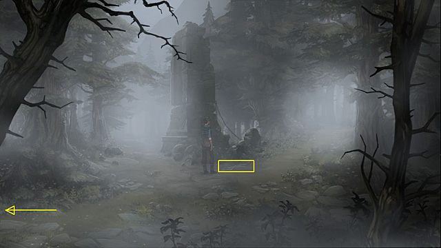 Tak dotrzesz pod zrujnowany cokół, o który zaczepiona jest przegniła lina - Podążaj śladami Rachwana | Rozdział III Memoria - Memoria - poradnik do gry