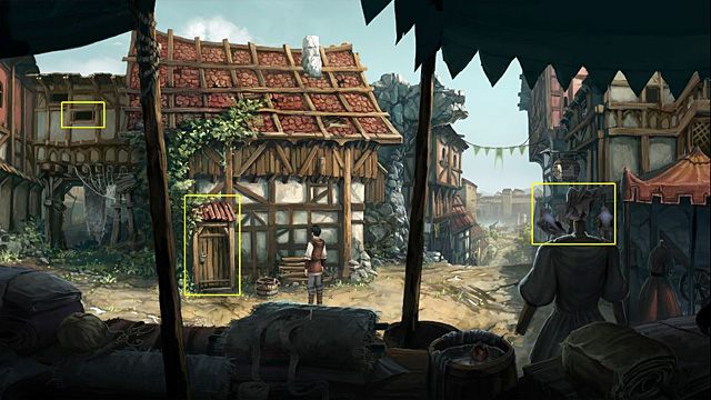 Gdy Geron trafi pod dom Bodiaka, zapukaj do zamkniętych drzwi, ale nie przyniesie to rezultatu - Dostań się do domu Owlrica | Rozdział IV Memoria - Memoria - poradnik do gry