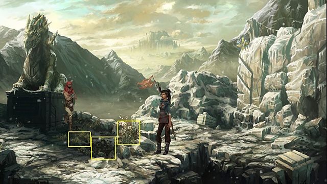 Do miejsca na ognisko (w centrum lokacji) wrzuć gałązkę - Nałóż maskę Rachwanowi | Rozdział IV Memoria - Memoria - poradnik do gry