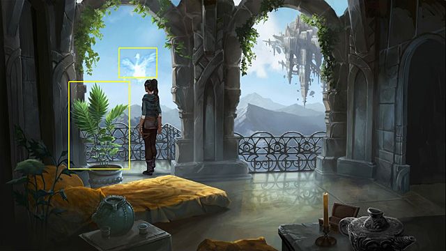 Zwróć uwagę na poruszające się liście roślinki doniczkowej przy łóżku - Ucieknij z pokoju gościnnego | Rozdział V Memoria - Memoria - poradnik do gry