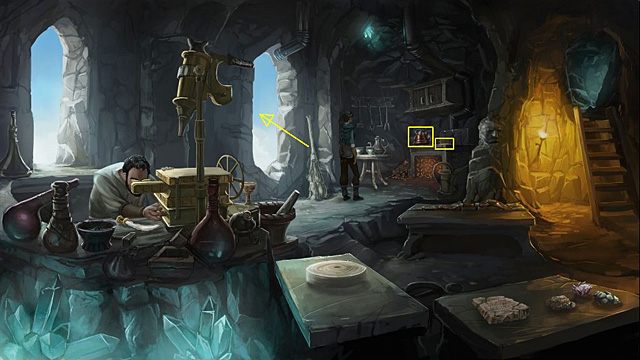 Weź stojący na piecu czajnik, postaw go na rozgrzanej płycie obok i błyskawicznie - zanim czajnik zagwiżdże, co zwróci uwagę adepta - opuść pomieszczenie przez to samo okno, którym Sadja wparowała do środka - Przekonaj admirała do udziału Sadji w bitwie | Rozdział V Memoria - Memoria - poradnik do gry