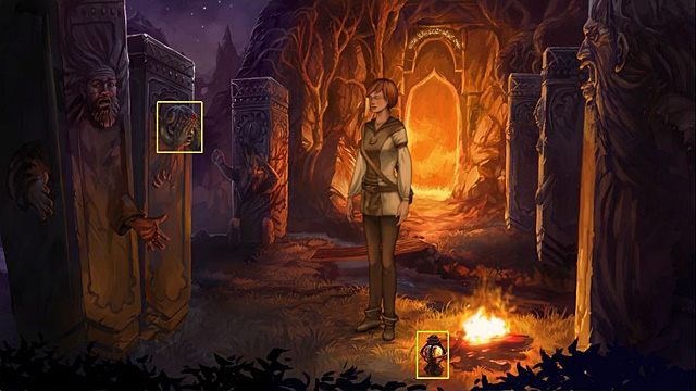 Wprawdzie Geron jest unieruchomiony, ale masz do dyspozycji jego ekwipunek - Daj Brydzie jakiś znak | Rozdział VIII Memoria - Memoria - poradnik do gry