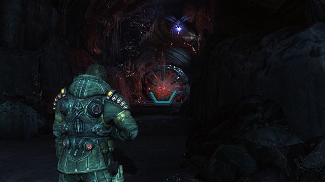 Na górze zabij kilka kolejnych akridów oraz zniszcz ich gniazdo - Misja 3 - Stacja przekaźnikowa | Opis przejścia i zadania poboczne - Lost Planet 3 - poradnik do gry