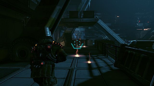 Po krótkiej cutscence będziesz musiał obejść most na około, z lewej strony - Misja 4 - Nieznana Struktura | Opis przejścia i zadania poboczne | Lost Planet 3 - Lost Planet 3 - poradnik do gry