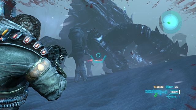 Z naprawiony filtrem udaj się do Obozu Zapomnianych i porozmawiaj z Mirą - Misja 8 - Gorevorgg i Nushi | Opis przejścia i zadania poboczne | Lost Planet 3 - Lost Planet 3 - poradnik do gry