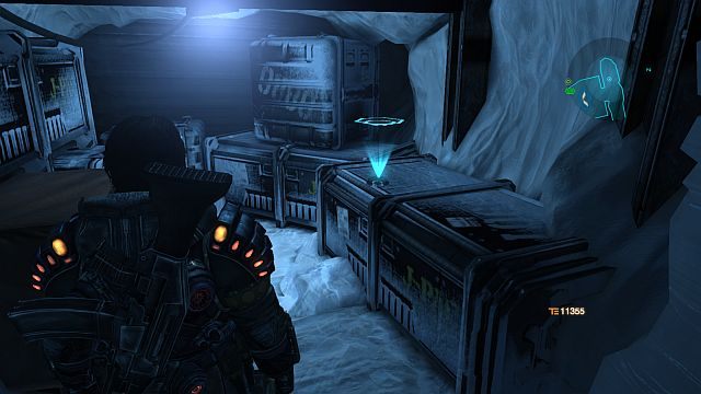 Niebieskie zasłony symbolizują tęsknotę za domem. - Dzienniki audio | Znajdźki | Lost Planet 3 - Lost Planet 3 - poradnik do gry