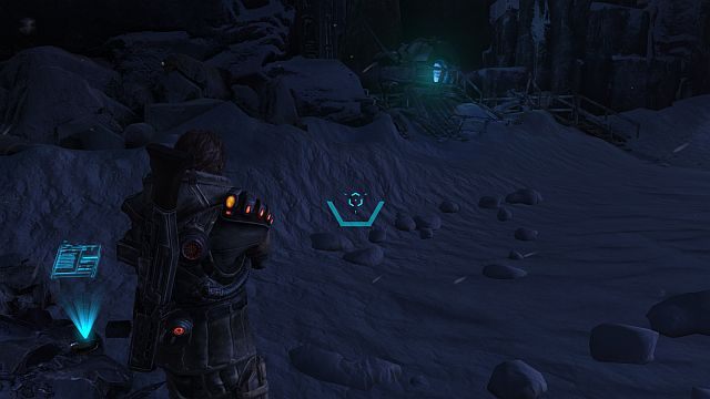 W tle OCZYWIŚCIE znajduje się teleport. - Dzienniki tekstowe | Znajdźki | Lost Planet 3 - Lost Planet 3 - poradnik do gry