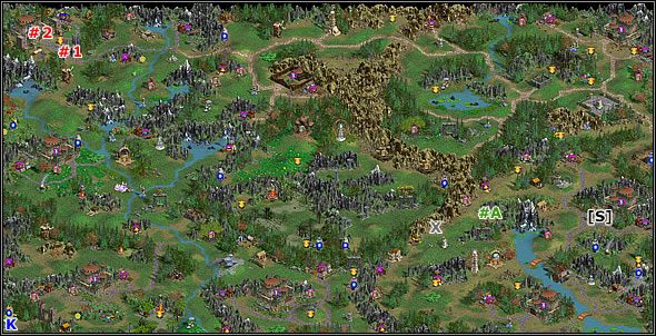 Trudność mapy - Kampania IV: Misja 4 - Odbicia | Heroes of Might & Magic IV - Heroes of Might & Magic IV - poradnik do gry