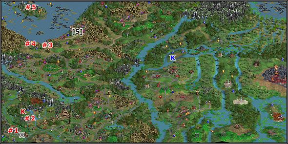 Trudność mapy - Kampania IV: Misja 5 - Razem | Heroes of Might & Magic IV - Heroes of Might & Magic IV - poradnik do gry