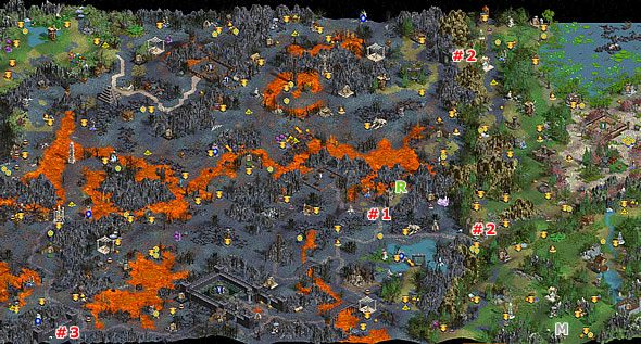 Trudność mapy - Kampania V: Misja 2 - Piekielne Pustkowia | Heroes of Might & Magic IV - Heroes of Might & Magic IV - poradnik do gry