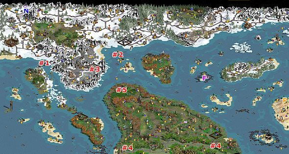 Trudność mapy - Kampania VI: Misja 1 - Córka Pirata | Heroes of Might & Magic IV - Heroes of Might & Magic IV - poradnik do gry