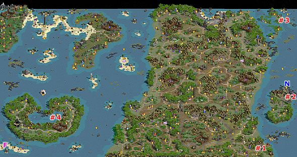 Trudność mapy - Kampania VI: Misja 2 - Krwawa Zatoka | Heroes of Might & Magic IV - Heroes of Might & Magic IV - poradnik do gry